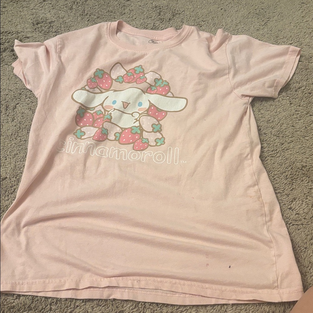 Sanrio Cinnamoroll Pink Kids T-Shirt